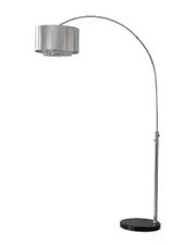 Nova of California Marilyn 1-Light Arc 94in Floor Lamp with Rotary Switch