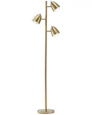 BRIGHTECH Jacob Brass LED Floor Lamp