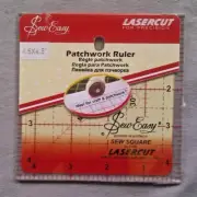 Sew Easy Lasercut Patchwork Ruler TRACKED POST 4.5 x 4.5 inch, NL4176