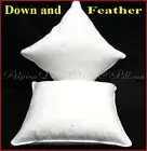 GOOSE 70% DOWN 2 SCATTER INSERT CUSHIONS 45 X 45CM 100% COTTON COVER