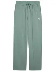 [Puma] Wardrobe Essential Pintuck Pants in Green Moss