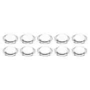 10Pcs Diameter 23mm High 8mm PMMA Flat Convex Lens Flashlight Optical Lens