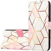 [YKNIUFLY] Case for Samsung Galaxy M14, PU Leather Flip Folio Wallet Cover, with Card Slots, Case Cover for Samsung Galaxy M14.(Powder White)