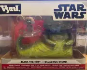 Funko Vynl Star Wars Jabba The Hutt & Salacious Crumb Collectible Figures NEW
