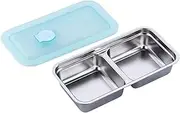 Stainless Steel Snack Containers for Kids, Stainless Steel Reusable Snack Containers with Lids, Leak-Proof Lunch Boxes for Sports Picnic Boys Girls Youth Teens Family