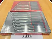 Snap-on Tools USA NEW STYLE SEALED 13PC Metric SAE Soft Grip Box End Wrench Set