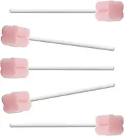 JIESI Sterile Sponge Mouth Swabs(Pink)-100PCS