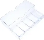 TOYANDONA Pp Mahjong Chips Box Large Capacity Organizer to Open Cover 100 Chips Storage Pp Organizer Case