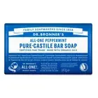 Dr Bronner's Pure Castile Bar Soap - 140g - Peppermint (Pack of 2)