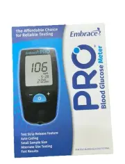 Embrace Pro Blood Glucose Meter Monitor