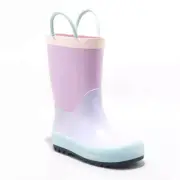 Girls Ali Colorblock Rain Boots - Cat and Jack (Size 11) Purple - NEW!!!