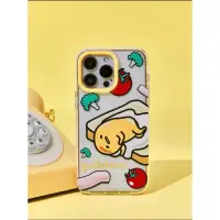 在飛比找蝦皮購物優惠-Gudetama 蛋黃哥 黃色邊框透明手機殼 防摔殼 情侶殼