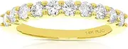 [Vir Jewels] 1 CT Diamond Wedding Band in 14K White Gold
