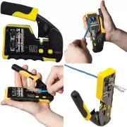 BEST Modular Cable Crimper Wire Stripper Cutter Crimping Tool For RJ11 RJ12 RJ45
