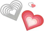 [Sizzix] Framelits Die Set 6/PK - Hearts