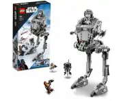 Lego Star Wars Hoth At-st Walker Set With Chewbacca Minifigure And Droid Figure 75322