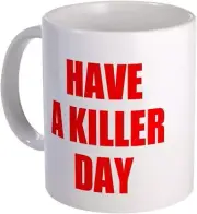 Dexter's Have A Killer Day Mug Ceramic 11oz Coffee/tea Cup Gift Stocking Stuffer