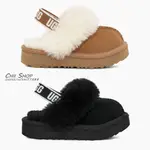 【CHII】日本 UGG TODDLERS' FUNKETTE SLIPPER 童鞋 小童 絨毛 涼鞋 奶茶棕 黑色