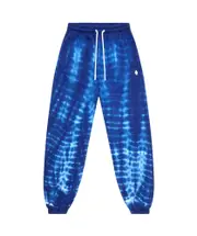 Marcelo Burlon County Of Milan AOP Soundwaves-Printed Drawstring Track Pants Blue