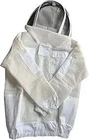 YsXoWiui Bee Keeper Suit Anti Stings Jacket Breathable with Hat Equipment Beekeeper Costume, XXXL