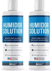 Cigar Humidor Solution - Propylene Glycol for Cigar Humidifiers - 16Oz (PG Solu