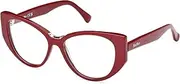 [MaxMara] MM5142 066 Shiny Dark Red 52/15/140 Women's Frame, 066 Shiny Dark Red, 52/15/140