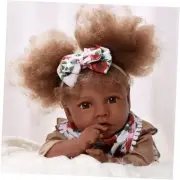 Lifelike Reborn Baby Dolls Black Girl, 20 Inch Newborn African American