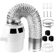 [UPGRADED]Indoor Dryer Vent Kit Filter Bucket with 4 Inch by 5 Feet Proflex D...