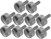 OSALADI 10pcs Vernier Caliper Accessories Locking Screw Accessories Calipers Screws Threaded Bolts Round Bolt Heads Flat Head Hardware Metal Silver