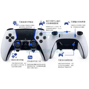 【PS5週邊】 PS5 DualSense Edge 無線控制器 菁英手把 CFI-ZCP1 含收納盒【台灣公司貨】星光