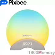 Pixbee Illumi Smart Sleep Alarm Clock Wake Up Dynamic Lighting & Soothing Sounds