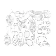 Metal Dies Cuts Beach Series Cutting Dies for DIY Scrapbooking Photo Cards Decor