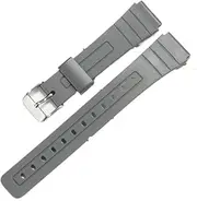 [NFGEGPKPHA] Watch Band Replacement Strap Fit For Casio F91W F-91W Black Resin Wrist Watchstrap With Pins Metal Buckle TPU Silicone Bracelet