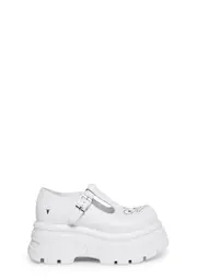 [Windsor Smith] Sour Platform Mary Janes - White