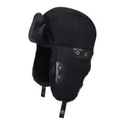 Cute Velvet Winter Hat Windproof Thick Lei Feng Hat Face Enhancing Warm Head Cap Hair
