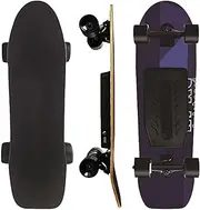Electric Skateboard, Electric Longboard, Wireless Remote Control, 4 Adjustable Speeds, Top Speed 22 Km/H, Load Capacity 150 Kg, Electric Skateboard for Adults