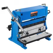 VEVOR Sheet Metal Brake, 305 mm, 3-In-1 Combination Shear Brake Roll Machine, 1 mm Capacity Shear Press Brake with 90 Max Bending Angle, Shears and S
