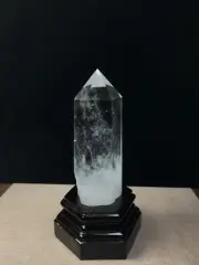Top Natural Clear Quartz obelisk Crystals Tower Point Wand Reiki Healing 1.05LB