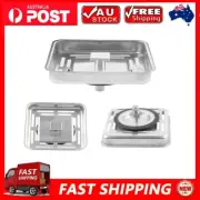 Square Stainless Steel Kitchen Sink Strainer Drainer Post Stopper Waste Plug