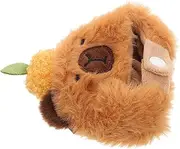 Zerodeko Stuffed Guinea Pig Hat Plush Doll Headgear for DIY Doll Outfits Boys and Girls Play