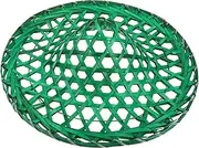 [BESPORTBLE] Traditional Bamboo Hat for Lightweight Oriental Dance Performance Hat Handwoven Cultural Accessory for School Shows Contests Ethnic Design for Comfortable Breathable Green
