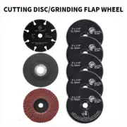 8Pcs 3in Cutting Disc Flap Grinding Wheel Abrasive Steel For Angle Grinder Tool