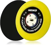 Neiko 30266A Flexible-Edge Hook-and-Loop PU Backing Pad for DA Sander Polisher Buffer, 5 Inches by 5/16 Inches, 24 Thread