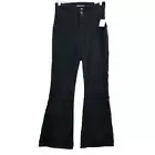 We The Free Jayde Corduroy High Rise Flare Pants Womens 29 8 Black Retro Boho