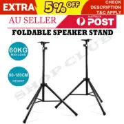 2X PA Speaker Stand Tripod Mount Adjustable Height Studio Floor Home Stage AUS