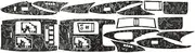 ATATNK Car-Styling Carbon Fiber Car Interior Center Console Color Change Molding Sticker Decals Compatible for Lexus GS300 350 450 460 2006-2011(Forged Carbon Fiber,RHD)