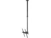 Atdec Ceiling Mount for Large Display, 143lb, Long Pole, 360° Rotation, VESA