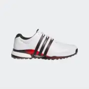 adidas Tour360 25 BOOST Spikeless Golf Shoes White/Black/Lucid Red