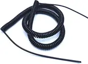 Spring Power Cord, Coiled Extension Cord, 2 Cores Stretch Wire Shrink Cable 0.2mm 0.3mm 0.5mm 1.0mm 2.0mm Spring Spiral Cable Retractable Coil(Stretch 2.5 Meters)