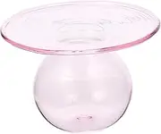 FELTECHELECTR Clear Glass Dessert Cup Reusable Ice Cream Yogurt Glass for Parties Weddings Banquets Creative Elegant Transparent Design for Drinks Appetizers